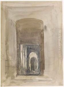 Study For The Door Of The Church Of Saint-Roch, Paris