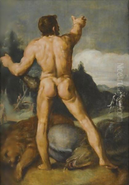Hercules Slaying The Lion - view 1