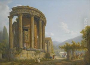 Tivoli, A View Of The Temple Of The Sibyl