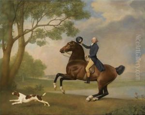 Portrait Of Baron De Robeck Riding A Bay Hunter