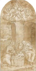 The Nativity by Bernardino Campi