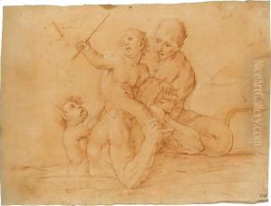 Tritons by Luca Giordano