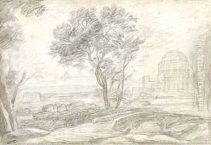 A View Of Delphi by Claude Lorrain (Claude Gellee)