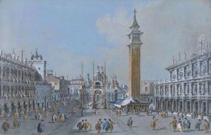 View Of Piazza San Marco by Giacomo Guardi
