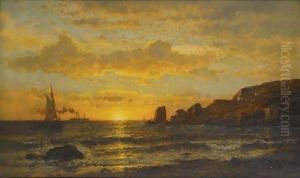 Sunset Along The Coast by Mauritz F. H. de Haas