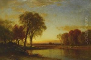 Autumn In The Genesee Valley by Samuel Colman
