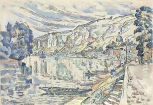Les Andelys 3 by Paul Signac