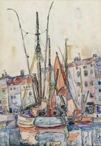 Port De La Rochelle by Paul Signac