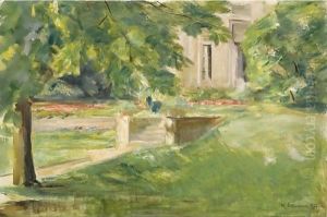 House And Terrace To The Southwest by Max Liebermann