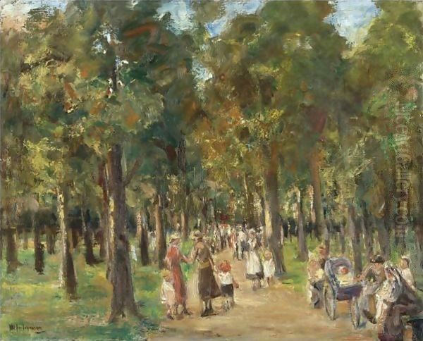 Spazierganger Im Tiergarten (Strollers In Tiergarten) - view 1