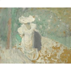 Lucy Hessel Sur Un Chemin A Vasouy by Jean-Edouard Vuillard