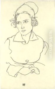 Frau Berger-Lampl by Egon Schiele