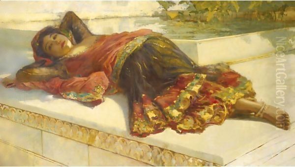 Nautch Girl Resting - view 1