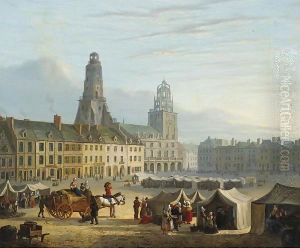 Market In The Hague - view 1