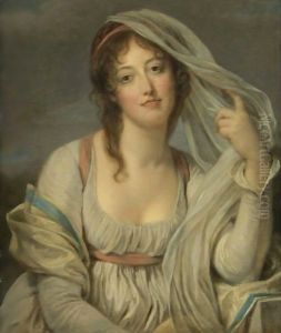 Portrait Of Madame Van Westrenen Of Tremaat by Jean Baptiste Greuze