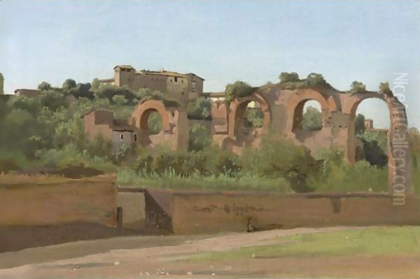 View Of The Ruins Of The Claudian Aqueduct, Rome, Near San Giovanni In Laterano And The Villa Wolkonsky - view 1