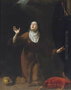 A Nun Saint by Simone Pignoni