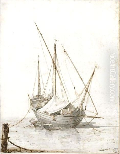 Study Of A Merchant Vessel - view 1