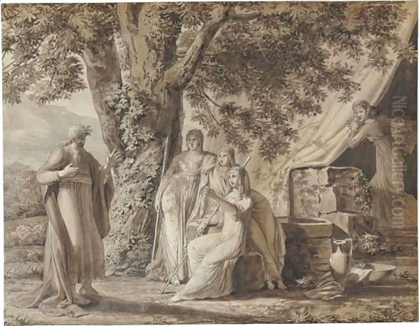 The Angels Appearing To Abraham by Louis Gauffier