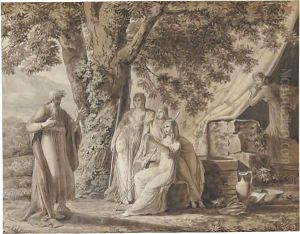 The Angels Appearing To Abraham by Louis Gauffier