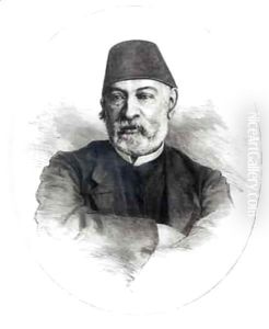 Portrait of Auguste Ferdinand Francois Mariette (1821-81) by Etienne Gabriel Bocourt