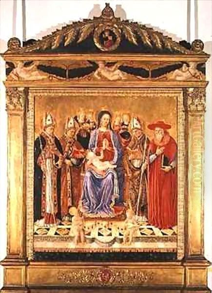 The Virgin and Child Enthroned with Saints - view 1