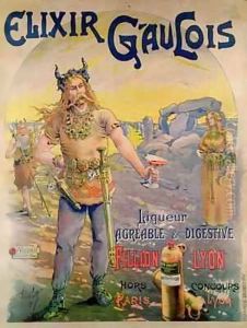 Poster advertising 'Elixir Gaulois'