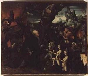 Temptation of St. Anthony by Herri met de Bles