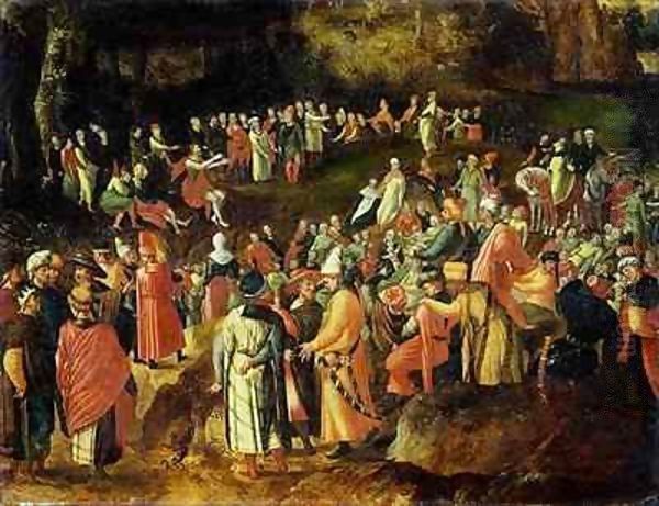 St. John the Baptist Preaching to the Mulititude - view 1