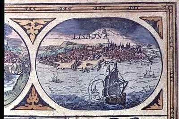View of Lisbon and the river Tajo - view 1