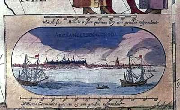 View of Arkangel near the mouth of the river Dvina - view 1