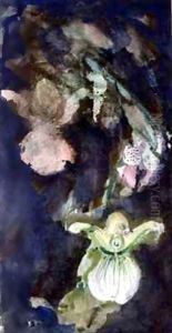 Slipper Orchids by Lily (Mrs. A.S.Hartrick) Blatherwick