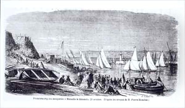 The first regattas at Marseilles - view 1