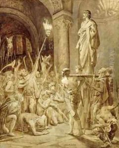 Clovis (465-511) Carried on his Shield
