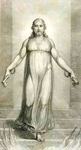 Christ descending into the Grave by William Blake