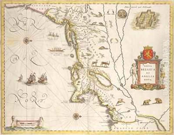 Map of New Belgium and New England - view 1