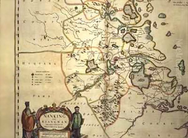 Nanking, China, Narjing with the Yungtze Rr. Indicates Jesuit Missions - view 1