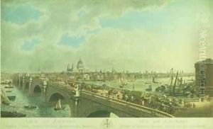 View of London taken from Albion Place, Blackfriars Bridge by N.R. Black