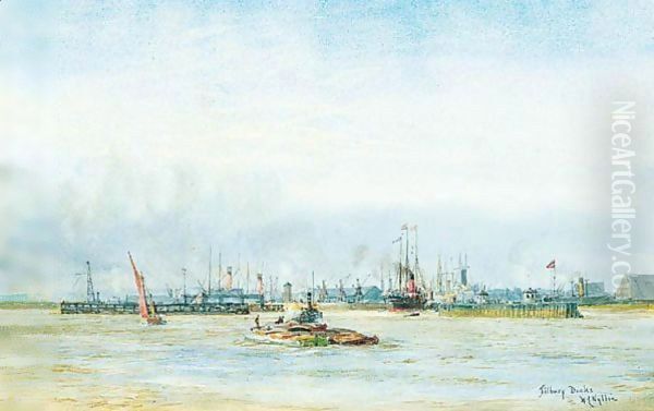 Allan Liner Entering Tilbury Docks - view 1