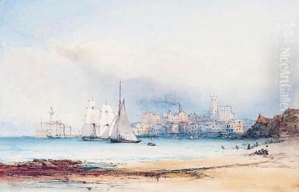 Shipping Off Margate, Kent - view 1
