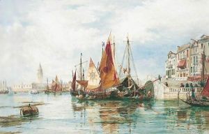 The Mole, Venice, Looking Towards The Doge's Palace