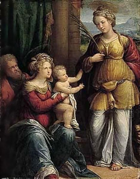 The Holy Family With Saint Catherine - view 1