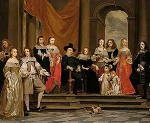 A Family Portrait by Gonzales Coques