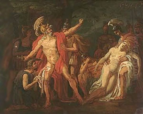 The Death Of Patroclus - view 1