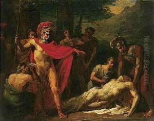 The death of patroclus by Antoine-Jean Gros