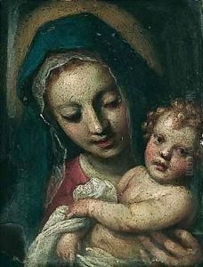 The Madonna And Child by Palma Vecchio (Jacopo Negretti)