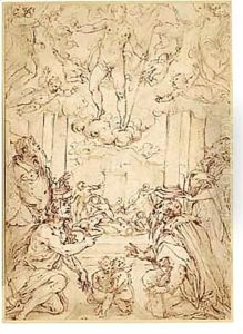 The Resurrection, With Ss. Cosmas And Damian, John The Baptist And Andrew The Resurrection, With Ss. Cosmas And Damian, John The Baptist And Andrew