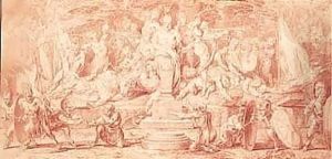 'La Passion De La Guerre' by Claude Gillot