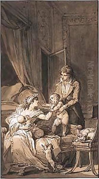 A Family In An Interior - view 1