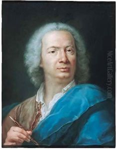 Self-Portrait of a male artist by Rosalba Carriera